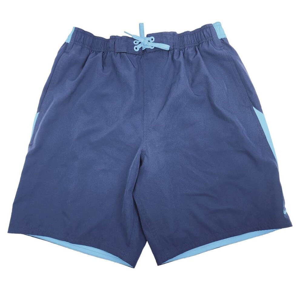 Nike Swim Trunks Shorts Men's XL‎ Navy Blue and Blue